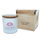 Vela Vegetal Aromática Ho'oponopono | Eu Te Amo - Caixa De Ma